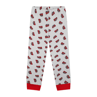 Fire Truck Pyjama with Red Contrast