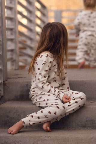 Raccoon Playtime Long Pyjama