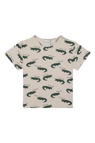 Crocodile Short Sleeve Tee Short Pyjama