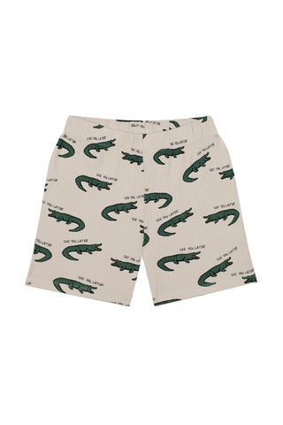 Crocodile Short Sleeve Tee Short Pyjama