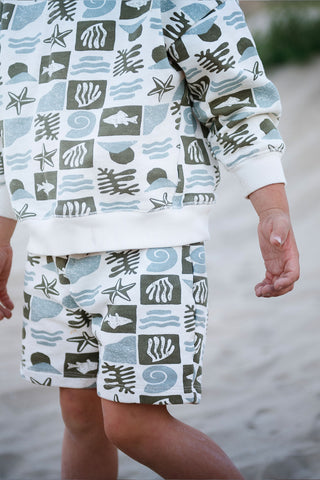 Ocean Life Tiles Short