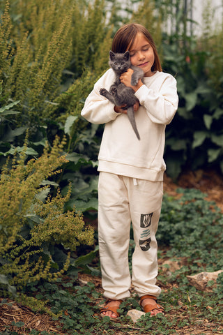 Ocean Life Tiles Sweatshirt Pants Set