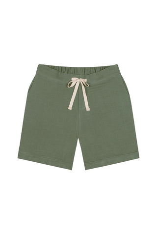 Green Muslin Short Sleeve Top Short Set