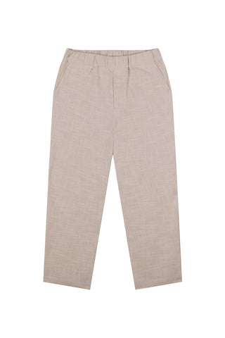 Beige Linen Pants