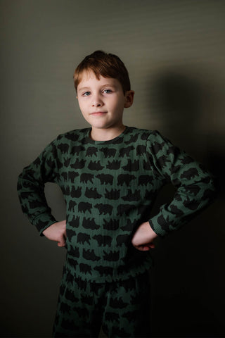 Wild Bears Long Sleeve Pyjama