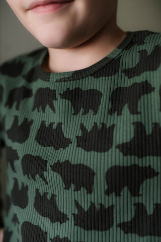Wild Bears Long Sleeve Pyjama