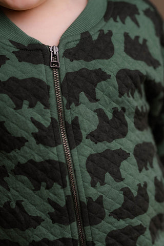 Wild Bears Bomber Jacket