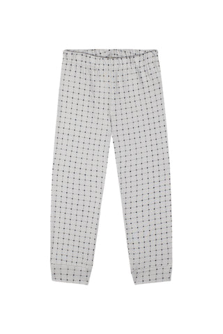 Mini Grid Long Sleeve Pyjama