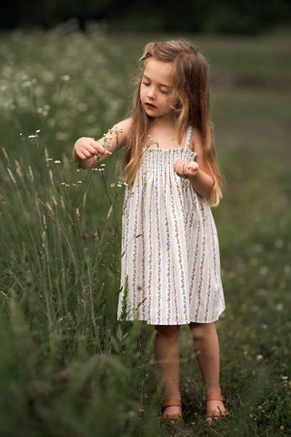Vertical Flowers Dress