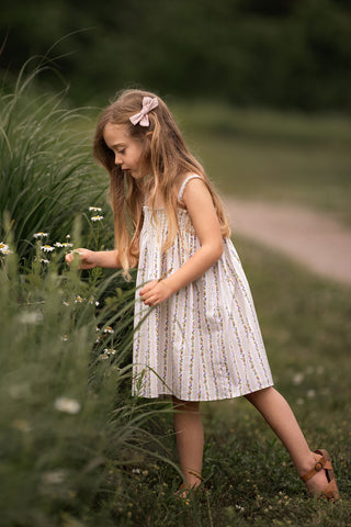 Vertical Flowers Dress