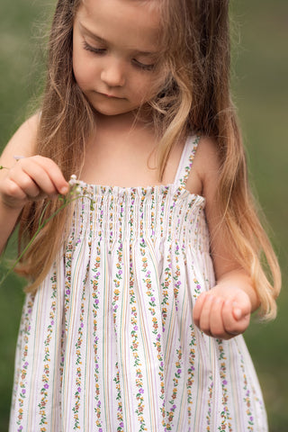 Vertical Flowers Dress