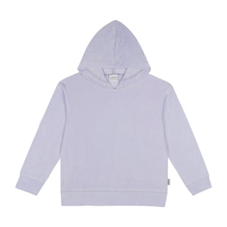 Lilac Velvet Sweatshirt Set