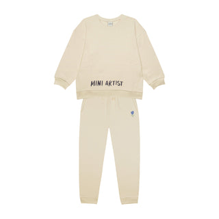 ''Mini Artist'' Sweatshirt Pants Set