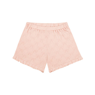 Ribbon Jacquard Ruffled Short Pyjama