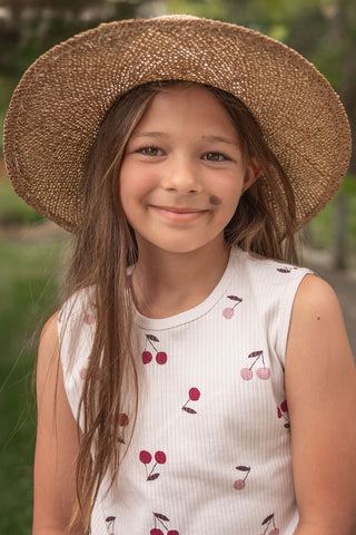 Cherry Blush Sleeveless Top Short Pyjama