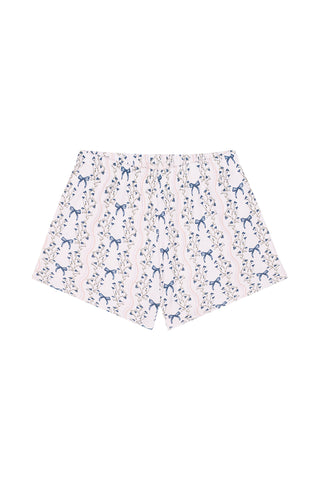 Ribbon Garden Ribbon Detailed Sleeveless Top Shorts Set