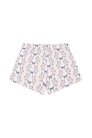 Ribbon Garden Ribbon Detailed Sleeveless Top Shorts Set