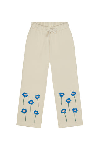 Graphic Flowers Sweatshirt Pants Set