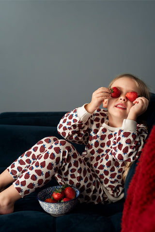 Strawberry Fields Sweatshirt Tight Set