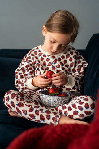 Strawberry Fields Sweatshirt Tight Set
