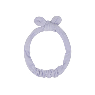 Lilac Velvet and Graphic Flowers Hair Band