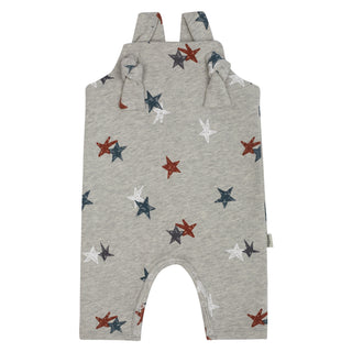 Starry Nights Print Futter Overalls