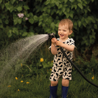 Whale Short Sleeve Playsuit