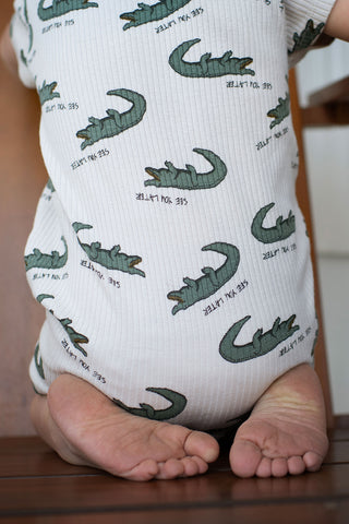 Crocodile Playsuit
