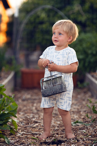 Blue Fish Parade Playsuit