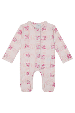 Flower Patchwork Footsie
