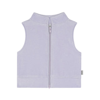 Lilac Velvet Vest
