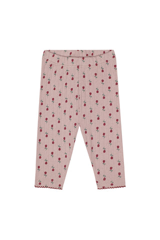 Jacquard Rose Legging