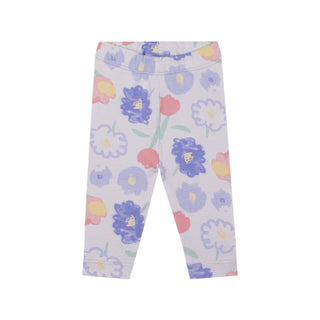 Watercolor Flowers Sweatshirt Tights Set