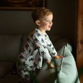 Constraction Crew Long Sleeve Pants Set