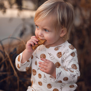 Cookie & Milk Long Sleeve Body Pants Set