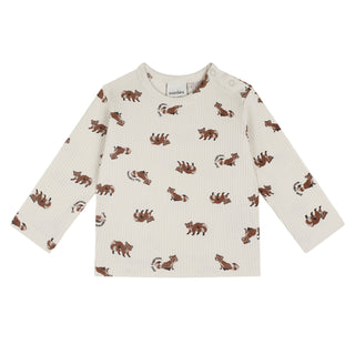 Raccoon Playtime Long Sleeve Pants Set