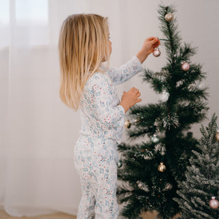 Jolly Holly Christmas Long Sleeve Body Tights Set