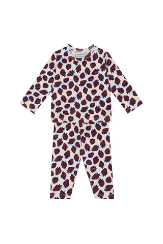 Strawberry Fields Long Sleeve Tshirt Legging Set