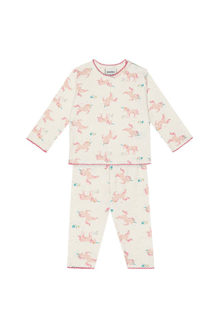 Unicorn Twirl Long Sleeve Tshirt Legging  Set