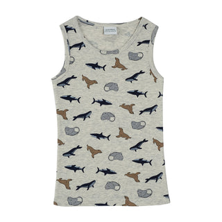 Fish and Fun Print Camisoles / Pack of 3