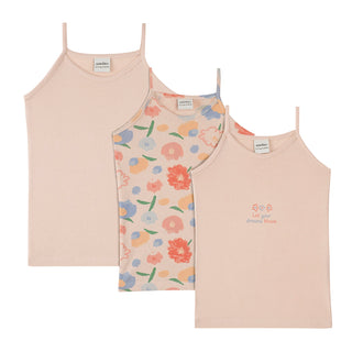 Forever Flowers Print Camisoles / Pack of 3